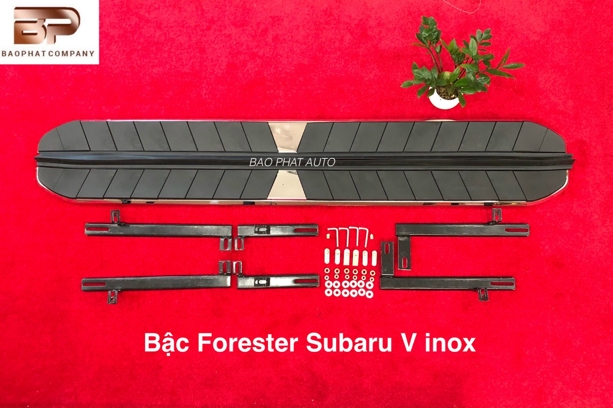 Bậc Forester Subaru V inox